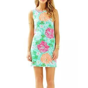 NWOT- Lilly Pulitzer Eden Poolside Blue Beach Walk A-Line Shift Dress Medium